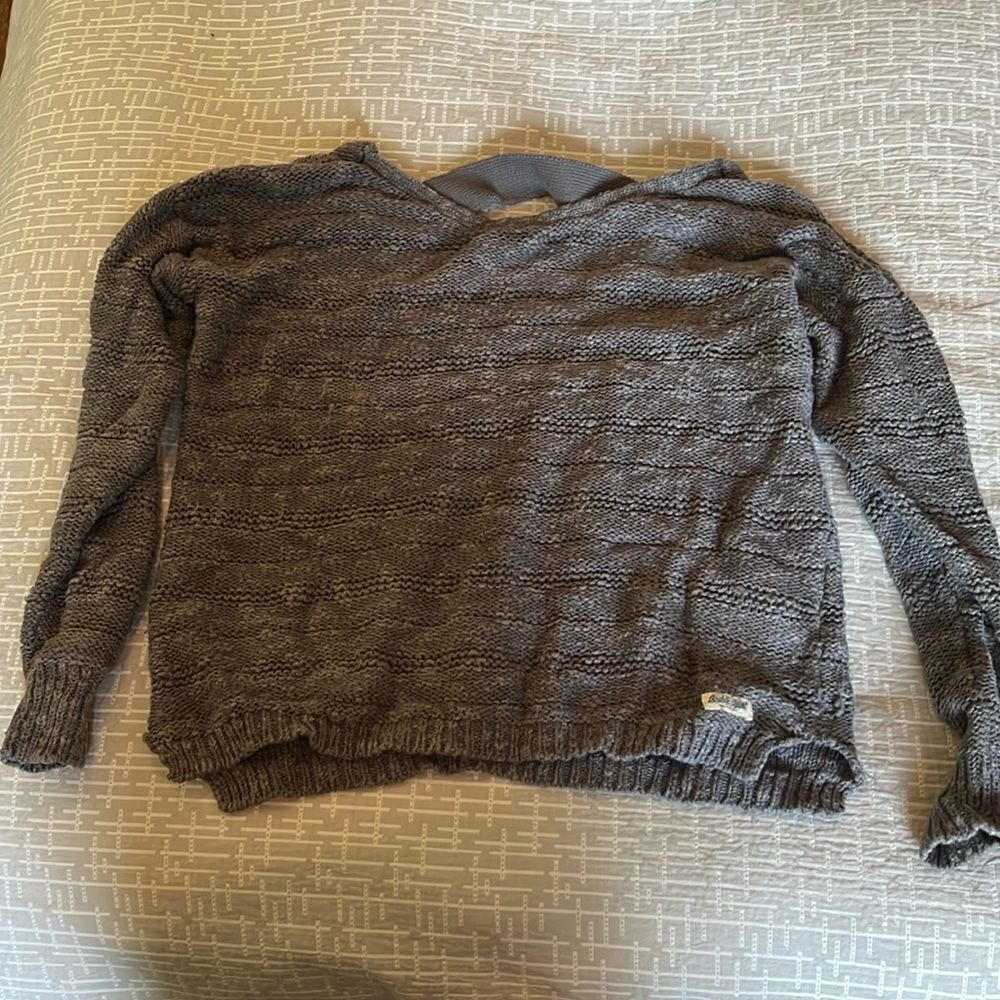 Double Agent size small back cutout sweater